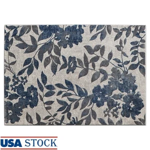 Botanical Blooms Indoor Bereich Teppich Weich Langlebig Hoch Niedrigflor Wohnzimmer Neu - Bild 1 von 6