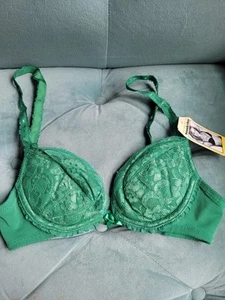 Sujetador push-up vintage de encaje Wonderbra 34A NUEVO con etiqueta original - Imagen 1 de 6