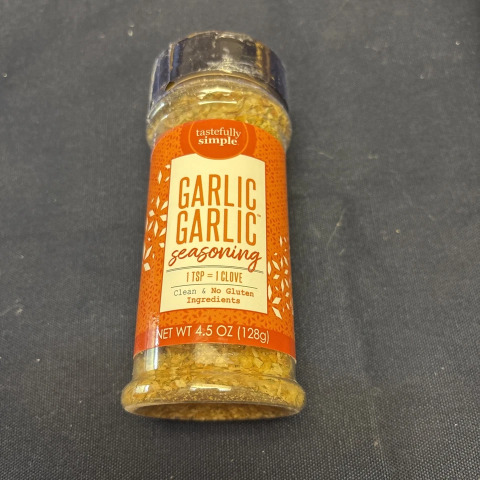 BRAND NEW Tastefully Simple Garlic Garlic Seasoning, 4.5 Ounce (Sealed) - Image 1 of 2