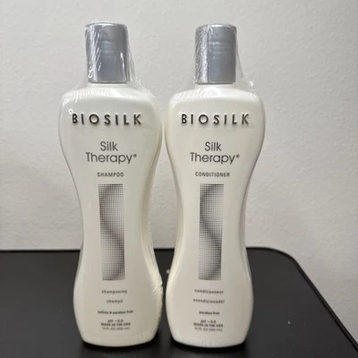 BioSilk Silk Therapy Conditioner, 12 oz and BioSilk Silk Therapy Shampoo, 12oz - Image 1 of 4