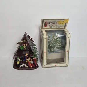Kleine Krippe Kunststoff MCM Weihnachten Hongkong mit Box Vintage Festivcore - Bild 1 von 15