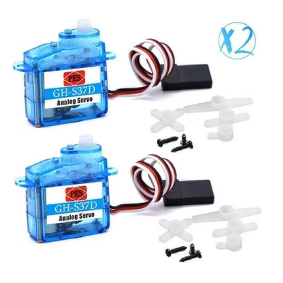 2 Stück GH-S37D 3,7 g Ultra Micro Digital Servo Nano Feather Servos RC Flugzeug - Bild 1 von 4