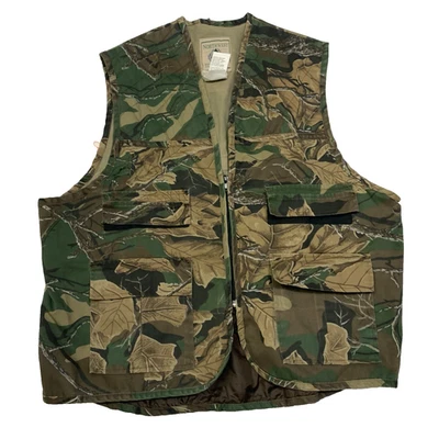 Northwest Territory Hunting Vest Men's L Green Camo Game Pouch Pockets Outdoors - Image 1 of 4