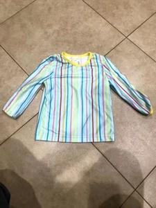 Girls Pin Stripes Pajamas Top Sleepwear Nightwear - Size XS - Picture 1 of 3