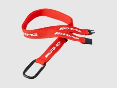 MERCEDES-AMG Original Mercedes-Benz AMG Lanyard Schlüsselband rot mit Karabiner B66959266