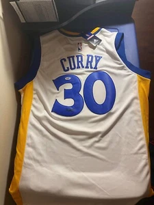 Stephen Curry Adidas Golden State Warriors Jersey Autographed Psa Invest Hot - Picture 1 of 4