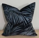 Linwood Omega Prints Butterfly Palm Lago & Omega Velvet Cushion Cover 45x45 cm 