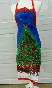 Delantal de cocina árbol de Navidad árbol osos vacaciones hornear - Imagen 1 de 5