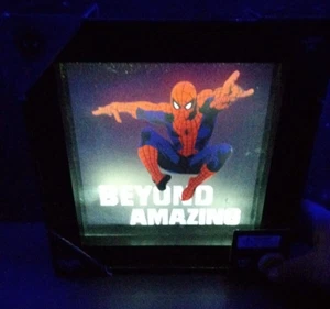 NEU Spiderman Beyond Amazing Leuchtrahmen Marvel Pop Creations 9"x9" - Bild 1 von 8