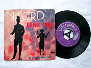 EDITH PIAF - Milord 7" - ESRF 1245 M - 1959 Dutch Picture Sleeve Issue - Picture 1 of 2