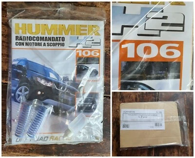 Fascicolo HUMMER H2 1:8 modello radiocomandato  HOBBY&WORK n106 auto fuoristrada - Immagine 1 di 4