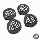 4x Mercedes Maybach Wheels Center Cap Hub Cover Inserts Replacement Sport Black