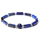 Bracelet de perles Lapis lazuli, Sur mesure pour Homme ou Femme