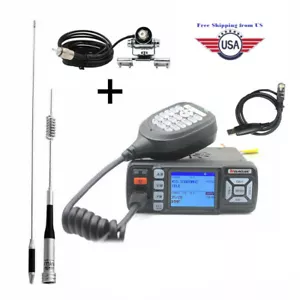 BAOJIE BJ-318 Mini Car UHF VHF Dual Band Mobile 2 Way Ham Radio with Antenna Set - Bild 1 von 15