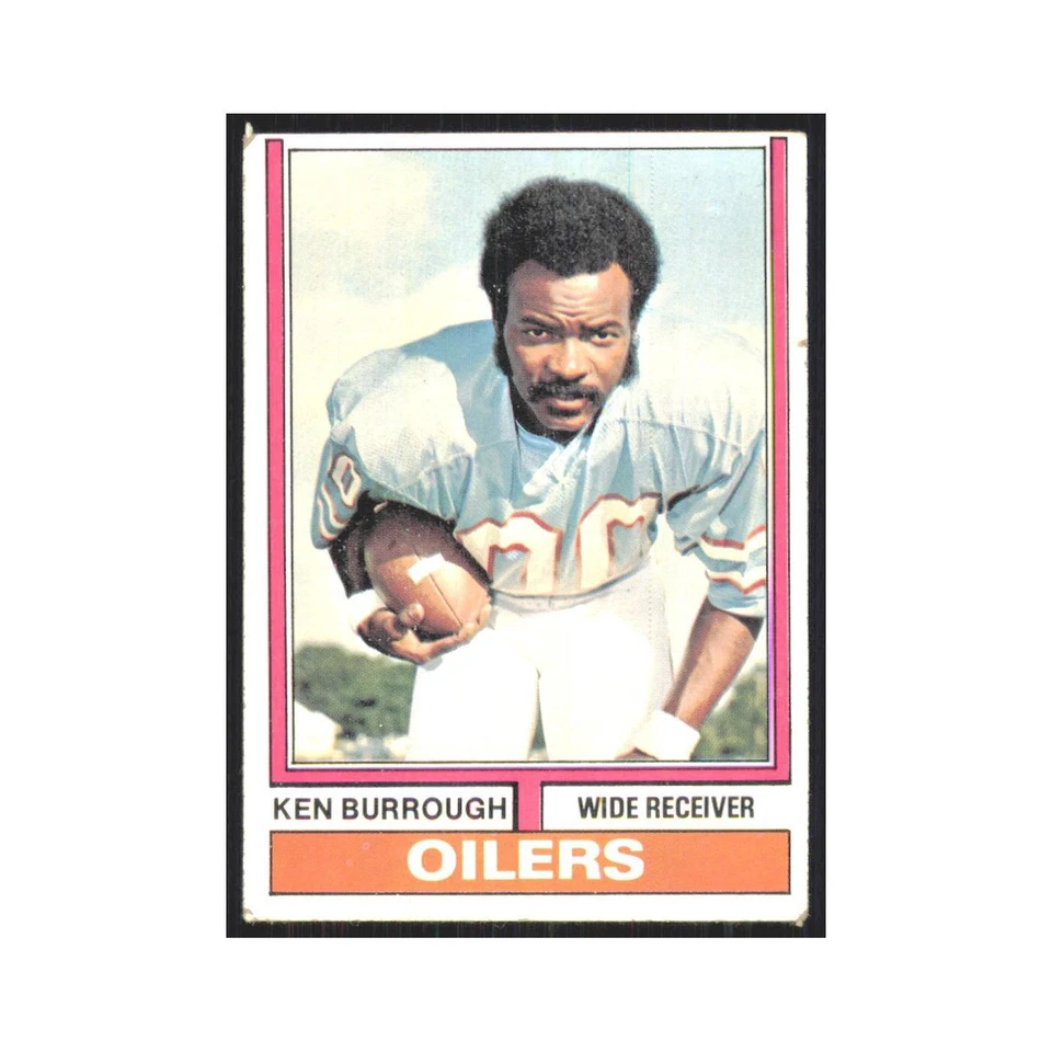 1974 Topps Ken Burrough Houston Oilers #304.0 - Image 1 of 3