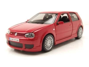 VW Golf 4 R32 Coche a Escala Rojo 1:24 Maisto - Imagen 1 de 9