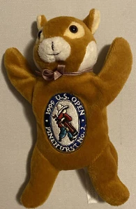 7" plush bean bag Teddy Bear doll, 1999 US Open Pinehurst No. 2, good condition - Picture 1 of 3