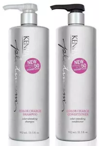 Kenra Platinum Color Charge Shampoo & Conditioner 33.8 Oz/Liter Set - Picture 1 of 3