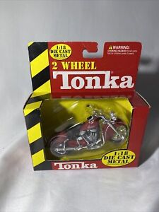 Vintage Retro Tonka Maisto 1999 Indian Chief Die Cast Motorcycle Red 1:18 31034