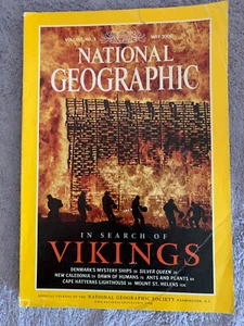 National Geographic May 2000, Vikings, Denmark's Mystery Ships,New Caledonia,etc - Picture 1 of 1