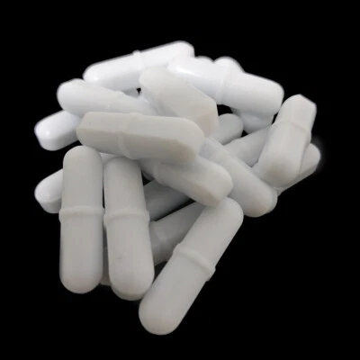 PTFE Coat Cylindrical Magnetic Stir Bars Laboratory Stirrer Length 6mm~100mm