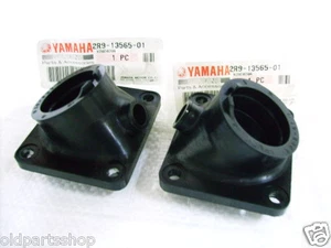 Yamaha RD350LC Carburetor Manifold x2 NOS RD250LC CARB JOINT Rubber 2R9-13565-01 - Picture 1 of 3