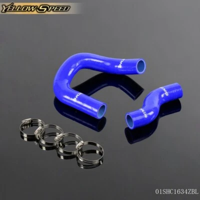 Fit For 1968-1973 Nissan Datsun 510 KA24-DE Silicone Radiator Hose Kit Blue - Image 1 of 4