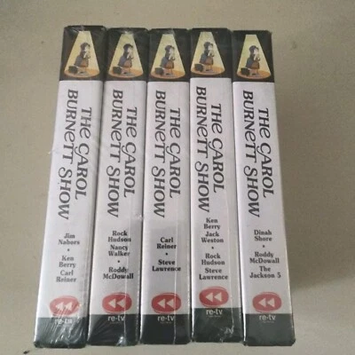 THE CAROL BURNETT SHOW 5 VHS TAPES NEW SEALED - Image 1 of 4