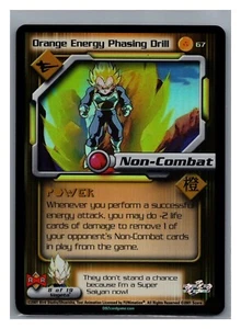 1x DBZ CCG ORANGE ENERGY PHASING DRILL 67 HOLO FOIL ANDROID SAGA DRAGON BALL Z - Picture 1 of 1