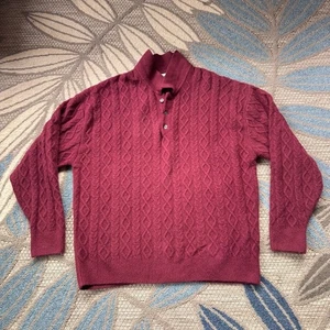 Neu mit Etikett Abercrombie and Fitch Oversize-Strickpullover geknöpfter Kragen für Herren Größe Medium - Bild 1 von 9