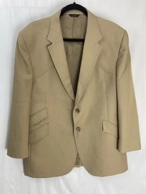 Chaqueta Blazer Vintage Levi's Western Wear 46R Tostado Camel Foto 1 de 4