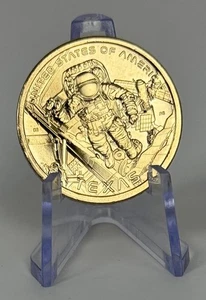 2025-P Texas Innovation Dollar DDO Doubling Rim Errors NASA Spacewalk Brilliant - Picture 1 of 7