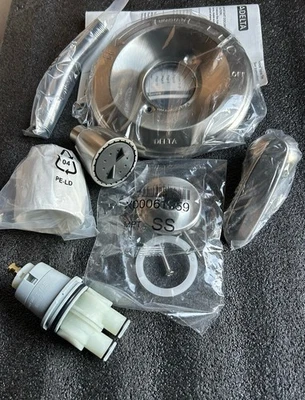 Delta 1 Handle Shower Trim Kit - Stainless Steel Finish - BT13210-SS - Image 1 of 4