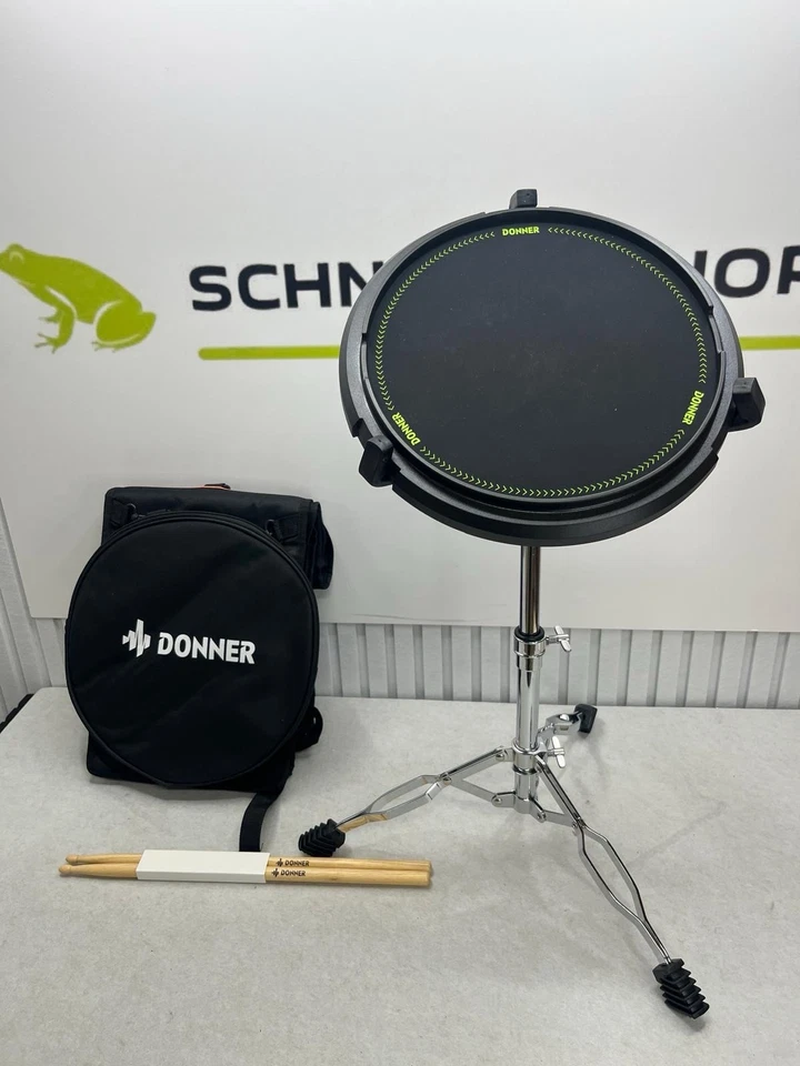 Tuono Drum Pad per Esercizi con Supporto, Set - Immagine 1 di 4