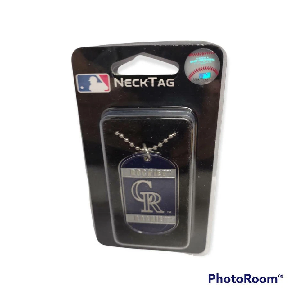 Colorado Rockies 17" dog tag Neck Tag Necklace T18  - Image 1 of 1
