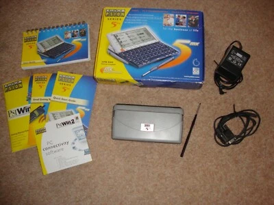 PSION 5MX PDA  boxed all accessories  very good condition - Image 1 of 3