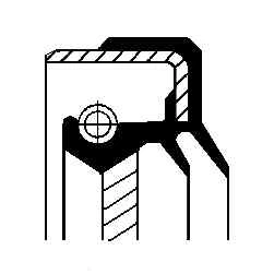 Shaft Seal, transfer case for LAND ROVER:RANGE ROVER III,RANGE ROVER Mk III - Image 1 of 2