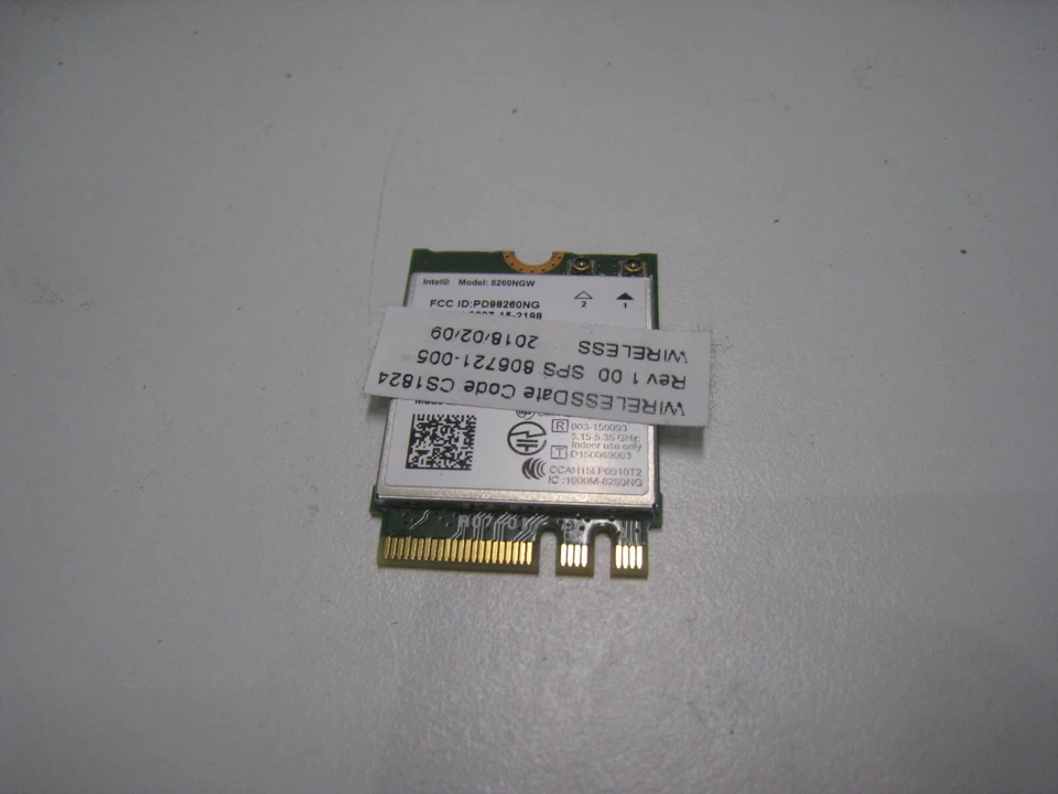 HP ELITEBOOK 1030 G1 LAPTOP WLAN + BLUETOOTH 4.2 WLAN MODUL 806721-005 8260NGW - Bild 1 von 1