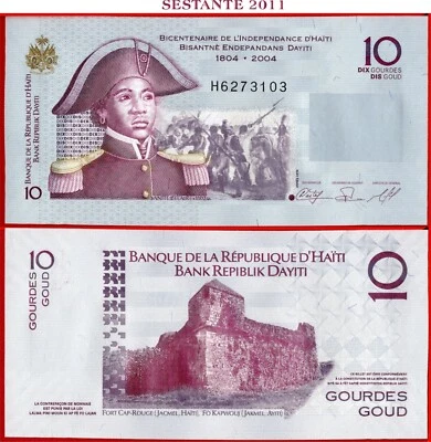 HAITI 10 GOURDES 2010 P 272d UNC free shipping from 100$ - Image 1 of 3