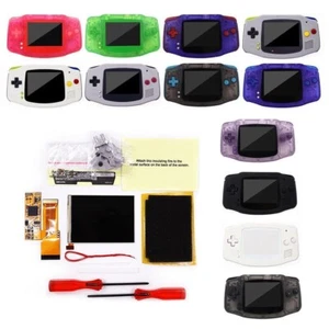 V2 IPS Backlight LCD Kit+Pre-cut Shell With Colorful Buttons For Gameboy Advance - Picture 1 of 61
