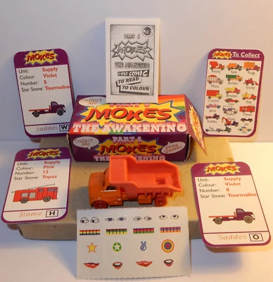 Mini Comic The Awakening Mokes Camion Benne Breaker Truck Cards L = 55Mm In Box - Immagine 1 di 4