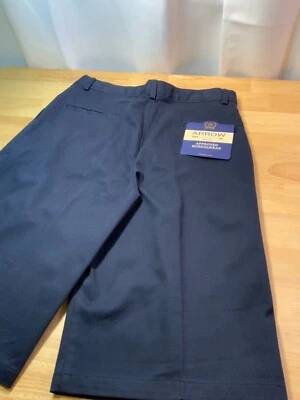 Nuevo Bermudas Plisadas Bermudas para Niños Aprobadas por Flecha Talla 18 Reg en Azul Marino* Foto 1 de 4