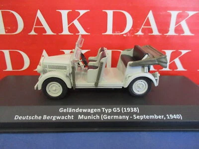 Die cast 1/43 Modellino Auto Mercedes Gelandewagen Typ G5 Deutsche Berwacht 1940 - Immagine 1 di 4