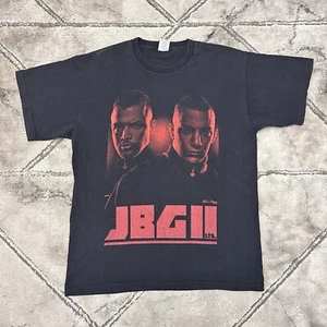 JBG 2 German Dance Kollegah Farid Bang Promo T Shirt - LARGE Mens Y2K Rave Rap - Picture 1 of 6