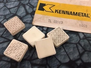 pack of 5 new Kennametal TL 80913 K060 Cermet Inserts carbide tooling ceramic - Picture 1 of 2