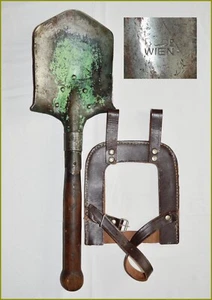 WW1 royal Bulgarian Army austian made trench tool Shovel B&C Wien - Picture 1 of 7