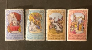Stamps St Kitts-Nevis Scott #396-9 never hinged - Picture 1 of 1