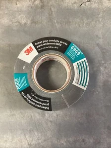 3M Extra Heavy Duty Duct Tape 6969 Black, 48mm x 54.8m (1.88in x 60 yd) - Picture 1 of 2