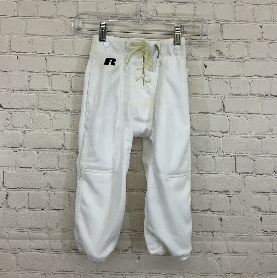 Russell Athletics Youth Unisex F14CAWO Size XS White Football Practice Pants NWT - Image 1 of 4