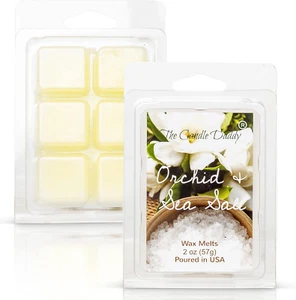 - Orchid & Sea Salt - Crisp Floral Orchid & Sea Salt Scented Melt- Maximum Scent - Picture 1 of 12